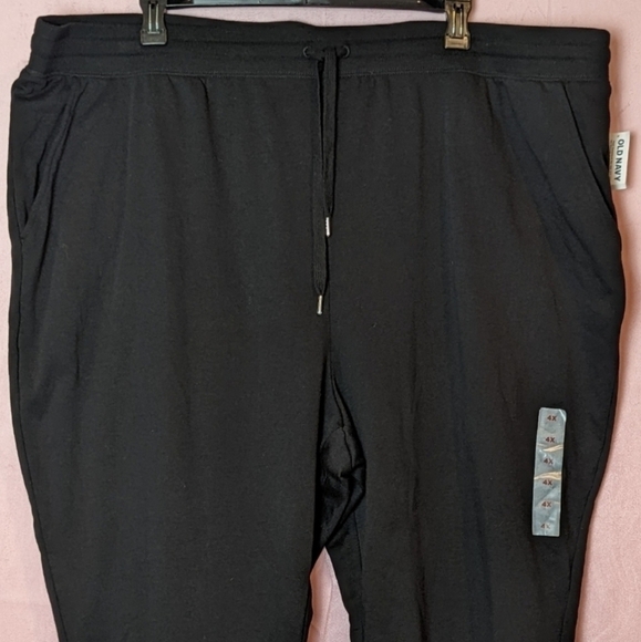 Old Navy Black Mid Rise Street Jogger Pants with Pockets size 4X - Picture 2 of 7